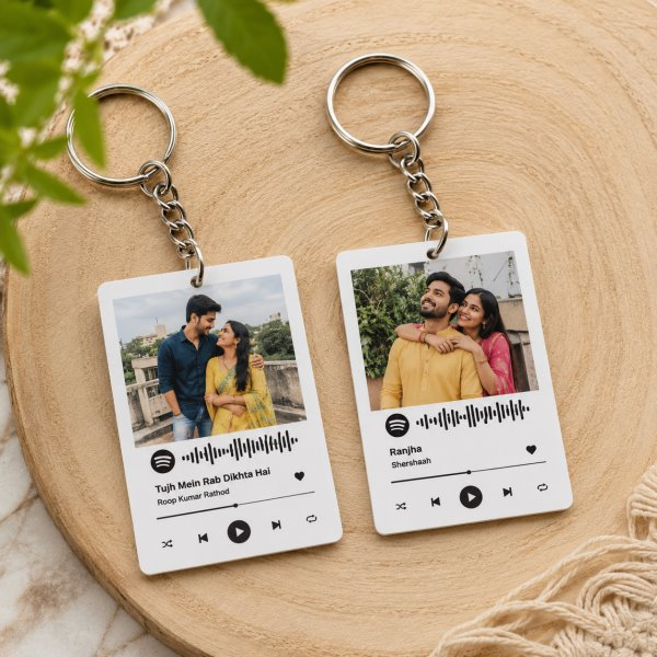 Spotify Photo Keychain - Flavoryn personalised gifts
