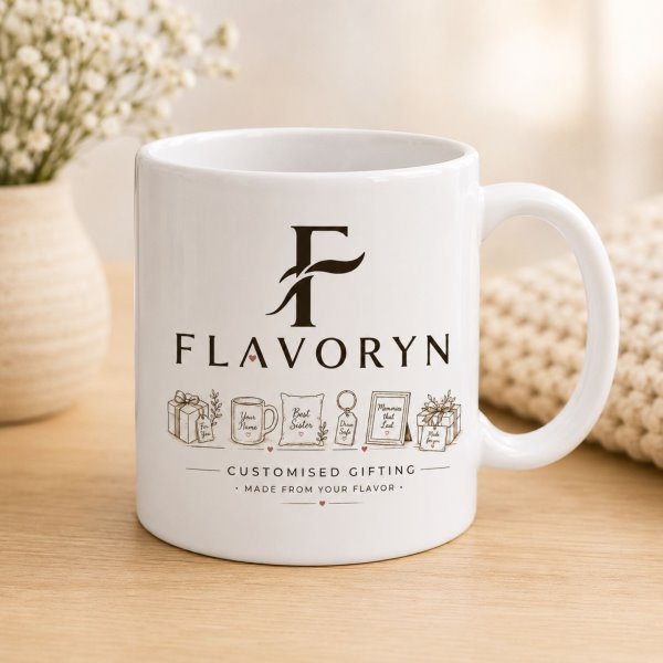 Custom Printed Mugs - Flavoryn personalised gifts